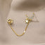 Retro Star Moon Gold Plated Zircon Inlay Women's Ear Cuffs