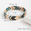 Retro Streetwear Unisex Alloy Bangle with Colorful Elastic Design