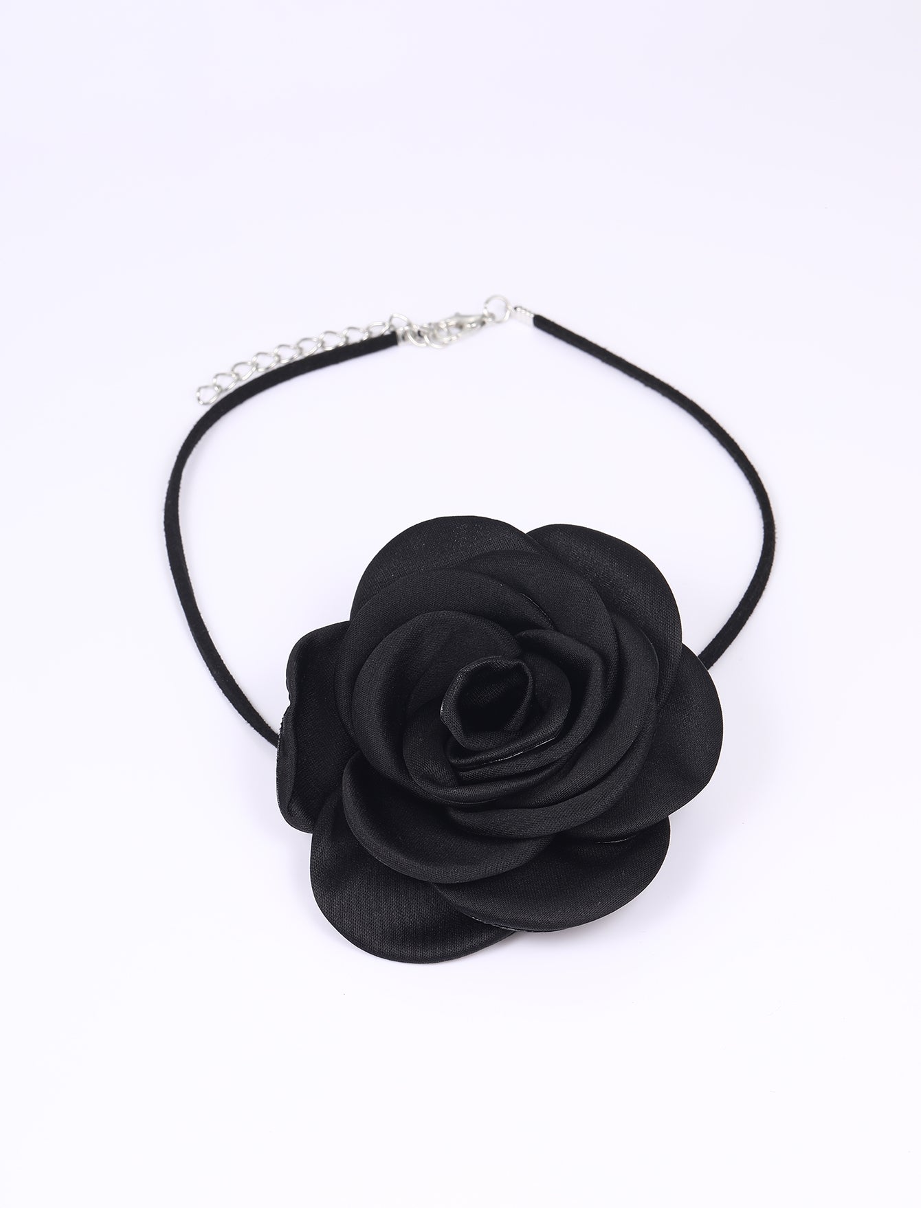 Retro Floral Velvet Choker Necklace