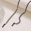 Retro Solid Color Beaded Glasses and Mask Holder Chain