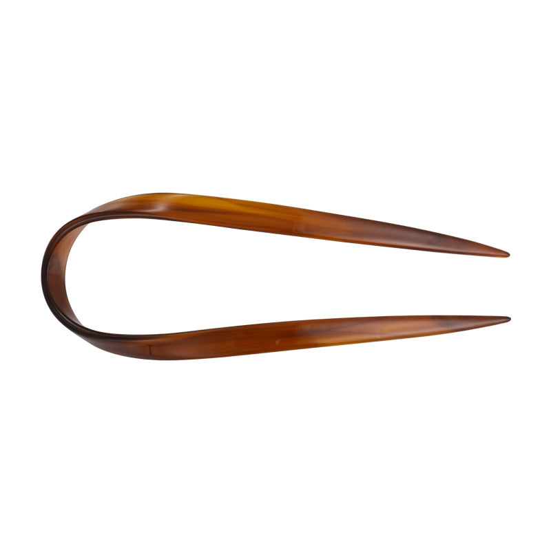 Retro U-Shaped Acetate Hairpin - Elegant Hair Ornament 2024