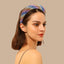 Retro Baroque Rhinestone Leopard Print Hairband