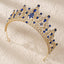 Retro Rhinestone Alloy Crown for Weddings and Ceremonies