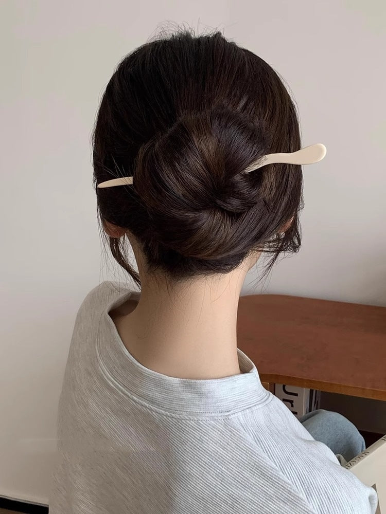 Retro Modern Acetate Hairpin - High-End Chinese Headdress Accessory