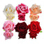 Romantic Double Rose Fabric Hair Clip