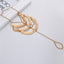 Romantic Multi-Layer Tassel 14k Gold Plated Copper Anklet