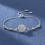 Romantic Starry Sky Moissanite Sterling Silver Bracelet