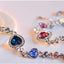 Shiny Heart Crystal Women's Bracelet - Korean Style Ocean Heart Design