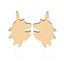 Simple Cartoon Unicorn Horse Head Earrings - Eco-Friendly Alloy Plating Studs