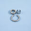 Stainless Steel Non-Pierced Ear Cuff Set - Trendy Hoop and Clip Earrings