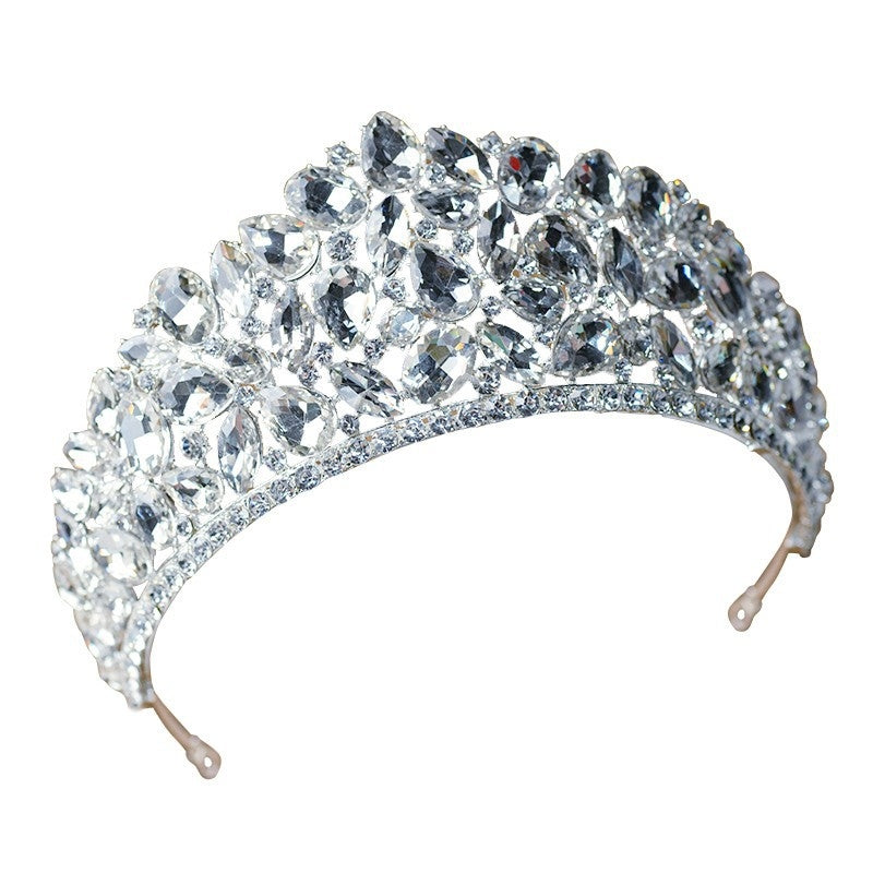 Elegant Bridal Crystal Crown Hair Accessories for Weddings and Special Occasions