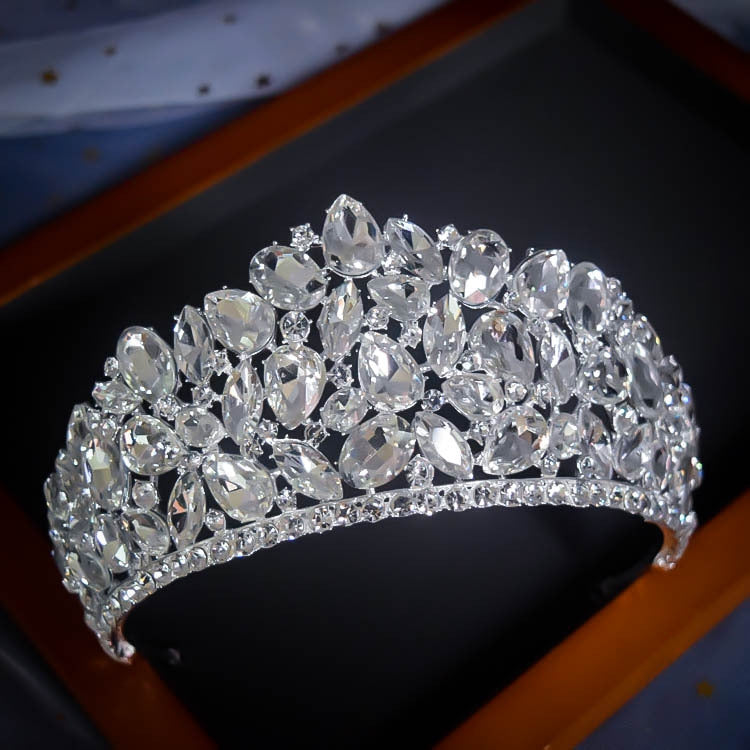 Elegant Bridal Crystal Crown Hair Accessories for Weddings and Special Occasions