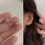 Simple Leaf Ear Bones Clips Ear Clips Adjustable Alloy Earrings