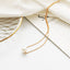 Simple Pearl Ball Short Necklace Korean Star Clavicle Chain