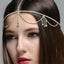 Elegant Rhinestone Water Drop Hair Chain Accessory