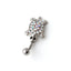 Simple Style Turtle Alloy Diamond Belly Ring