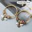 Colorful Bee Zircon Alloy Stainless Steel Bangle Bracelet