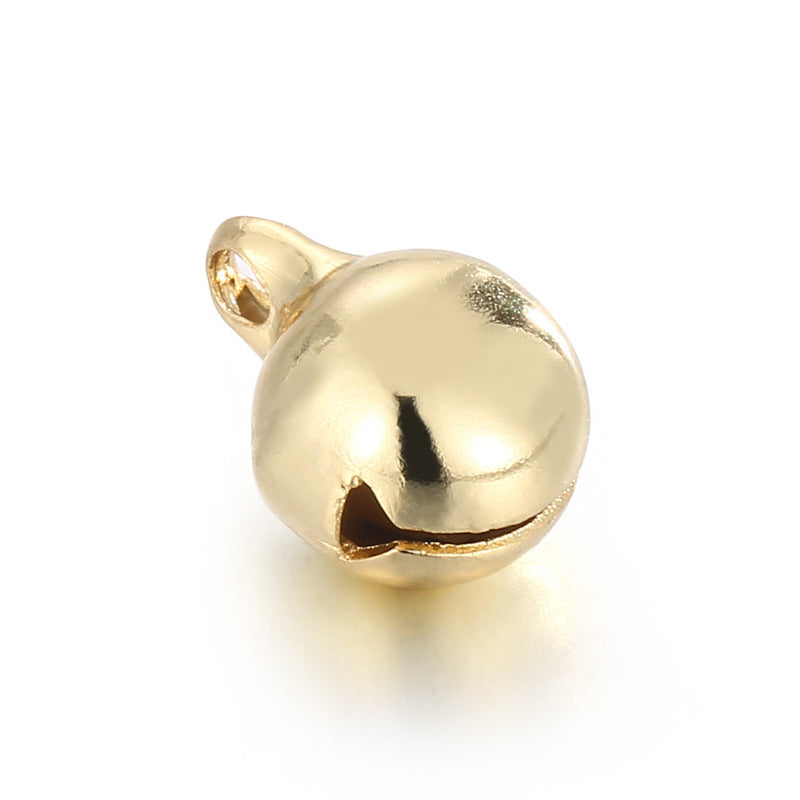 Stainless Steel Bell Pendant Jewelry Accessories for DIY Bracelets, Necklaces, and Pet Collars