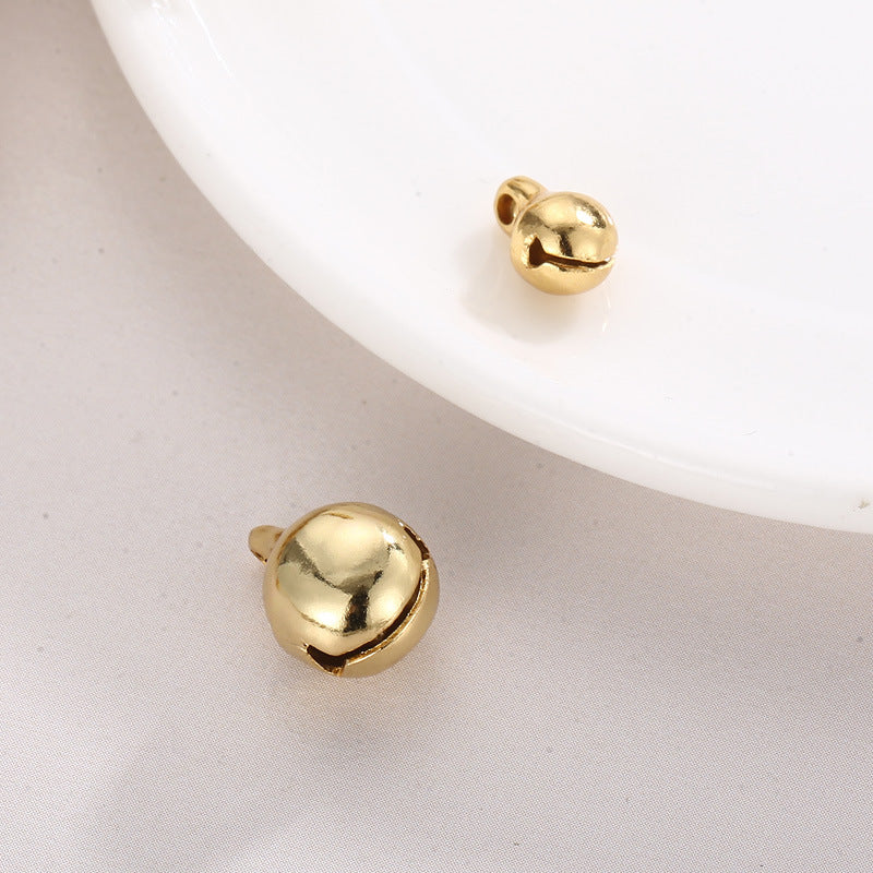 Stainless Steel Bell Pendant Jewelry Accessories for DIY Bracelets, Necklaces, and Pet Collars