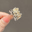 Simple Bow Knot Rhinestone Hair Claw Clips for Teens