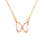 Elegant Crystal Butterfly Pendant Necklace for Women