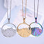 Simple Color Block 304 Stainless Steel Plated Women's Pendant Necklace