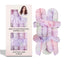 Simple Style Color Block Satin Heatless Curling Set