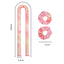 Simple Style Color Block Satin Heatless Curling Set