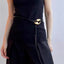 Color Block Imitation Leather Necklace with Gold T-Bar Pendant and Vintage Chain Design