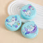 Simple Style Color Block Plastic Folding Airbag Comb - Rainbow Unicorn Cartoon Design