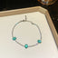 Simple Style Color Block Zircon Crystal Women's Bracelet