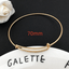 Adjustable Classic Round Solid Color Women's Bangle Bracelet