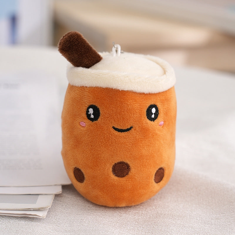 Simple Style Fruit Plush Keychain Accessory