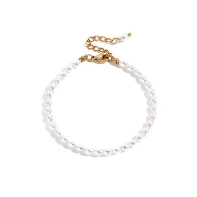 Simple Geometric Freshwater Pearl Women's Bracelet