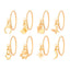 Simple Heart Butterfly Alloy Plated Women's Ring Set with Chain Tassel Pendants - 8 Piece Collection