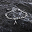 Simple Style 201 Stainless Steel Men's Letter Bracelet Chain