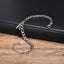 Simple Style 201 Stainless Steel Men's Letter Bracelet Chain