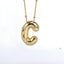 Simple Style Classic Letter Copper 18k Gold Plated Pendant Necklace Fashion Accessory