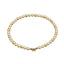 Simple Classic Round Ball Artificial Pearl Copper Necklace for Women