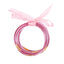 Simple Style Round Bow Knot Silicone Unisex Bangle Bracelet Set