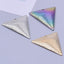 Simple Classic 304 Stainless Steel Triangle Pendant Necklace for Women