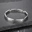 Simple Classic Solid Color Stainless Steel Women's Fashion Bracelet