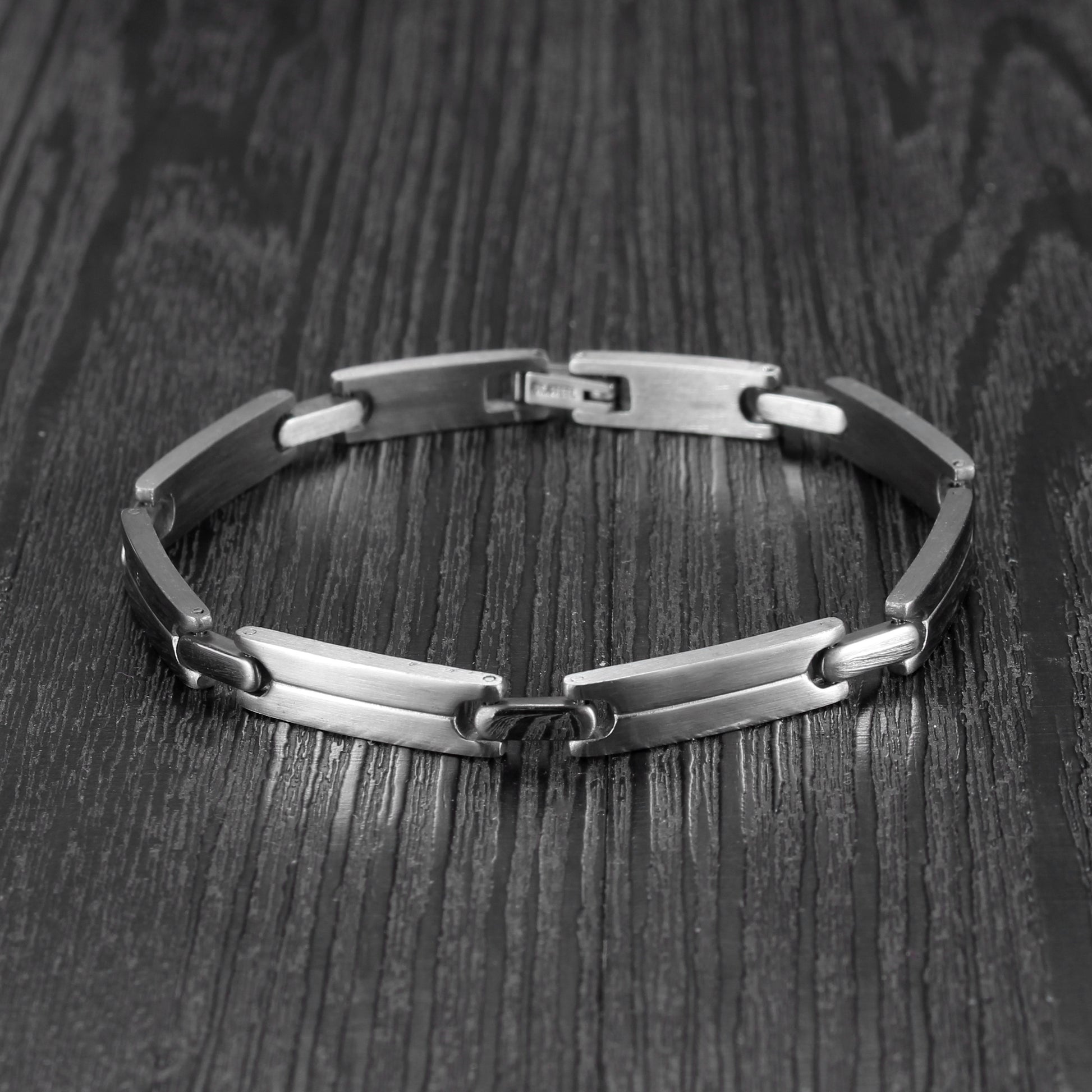 Simple Classic Solid Color Stainless Steel Women's Fashion Bracelet