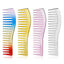 Simple Style Solid Color ABS Men's Professional Hairdressing and Styling Comb Set