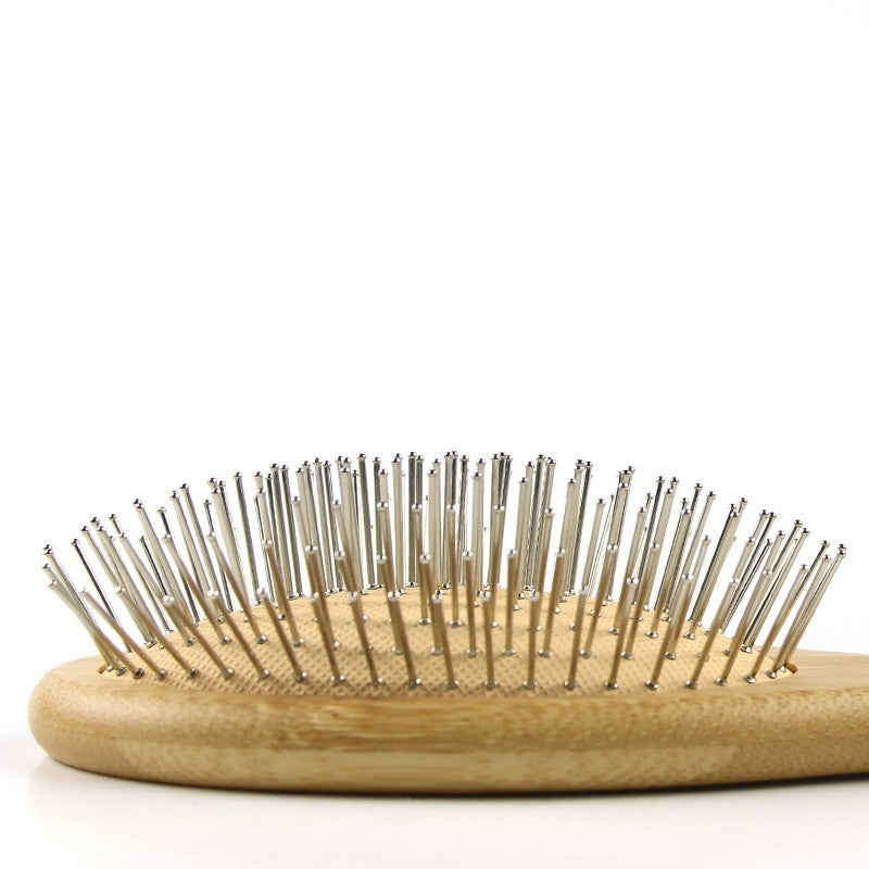 Simple Classic Solid Color Bamboo Air Cushion Massage Comb for Scalp and Hair Care