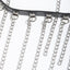 Simple Style Solid Color PU Leather Alloy Chain Women's Belt with Tassel and Gothic Punk Harness