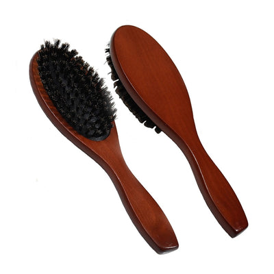 Simple Classic Solid Color Wooden Air Cushion Massage Comb for Girls and Children