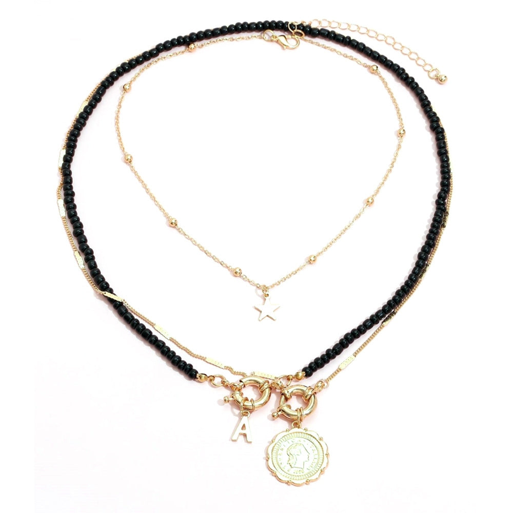 Simple Style Classic Style Star Alloy Wholesale Layered Necklaces