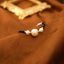Simple Style Baroque Black Spinel Freshwater Pearl Copper Beaded Women's Bracelet