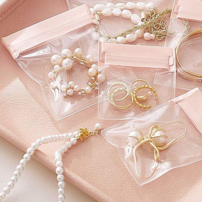 Simple Style Color Block EVA Jewelry Storage Bags